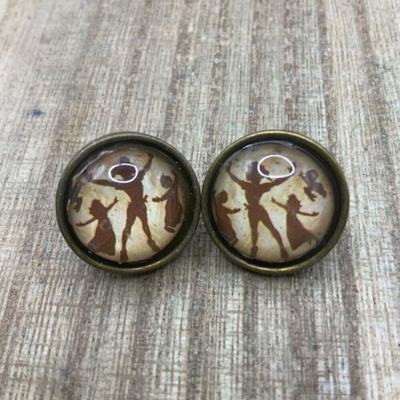 Disney Silhouette Peter Pan Flying Stud Earrings - Picture 3 of 8